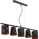 Pendelleuchte Esstisch Dimmbar Mit Fernbedienung Led H&auml;ngelampe Schwarz Gold,...