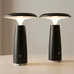 Led Tischleuchte Touchdimmer Tischlampe Akku H&ouml;henverstellbar Nachttischlampe