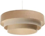 Beige-creme H&auml;ngelampe