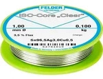 Felder L&ouml;ttechnik L&ouml;tdraht Iso-core "clear", 1,0 Mm, 100 G
