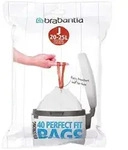 Brabantia - Code J 20-25 Liter M&uuml;llbeutelspender, Wei&szlig;, 40 St&uuml;ck.