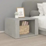 Nachttisch Betongrau 57x55x36 Cm Holzwerkstoff Vidaxl