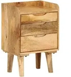 Vidaxl Nachttisch Massivholz Mango 40x30x59,5 Cm