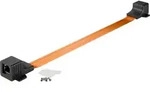 Goobay - Rj45 0,3 M - Netzwerk Kabel (0,3 M, Rj-45, Rj-45, Orange)