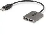 Startech.com 2-port Displayport Mst Hub, Dual 4k 60hz Dp, Displayport Splitter Auf 2x