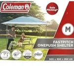 Coleman Fastpitch Onepush Shelter M Pavillon 3,00m X 3,00m Wei&szlig;/gr&uuml;n"-"183614607