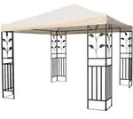 Pavillon Ersatzdach Wasserdicht Mit Pvc Beschichtung 3 X 3 Meter - Beige -...