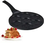 Pancake Pfanne Mit Gesichtern, 7 Mulden, &Oslash; Je 8 Cm, Induktionsgeeignet, Aluminium,