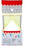 Hanging Puppet Theater - Roba - Circus Decor Grey / Red / Yellow
