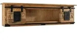 Wandregal Mango 130x25x35 Natur Lackiert Railway 165