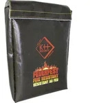 Kh-security 370190 Deluxe Feuerfeste Dokumententasche