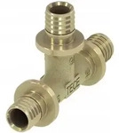 Tece - Flex T-st&uuml;ck Reduziert 25x32x25 Messing Dvgw Fittings