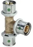 Viega - T-st&uuml;ck Mit Sc Sanfix P 2118 In 40x25x40mm Rotguss