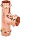 Viega - T-st&uuml;ck Mit Sc Profipress G 2618 F&uuml;r Gas In 12x15x12mm Kupfer