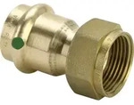 Viega - Verschraubung Mit Sc Sanpress 2263 Flachdichtend In 42mm X G1 3/4 Sibr