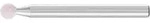 Pferd Tools Steel Edge Schleifstift Form B 124 &Oslash; 3x3 Mm Schaft-&oslash; 3 Mm A100 F&uuml;r