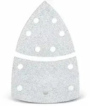 White Klett-schleifbl&auml;tter, 93 / 62 X 102 Mm, 11-loch, F. Deltaschleifer,