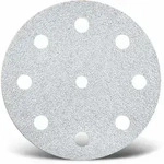 White Klett-schleifscheiben, 125 Mm, 9-loch, F. Exzenterschleifer, Normalkorund (50