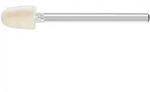 Pferd Tools Mittelharte Filzpolierstifte Kegelform &Oslash; 6x10mm Schaft-&oslash; 3 Mm 10 Stk