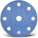 Blue Klett-schleifscheiben, 150 Mm, 9-loch, F. Exzenterschleifer, Zirkonkorund (25