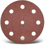 Red Klett-schleifscheiben, 125 Mm, 9-loch, F. Exzenterschleifer, Normalkorund...