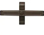 Abus - Fenster-zusatzsicherung 2420b Braun Gleichschl. Al0125