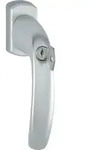 Hoppe - Fenstergriff New York 0810s/u10 Aluminium 32 Mm F9016 / Verkehrswei&szlig;