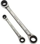 Satz Von 2 Ratschenschl&uuml;sseln 4 In 1 In Einem Etui Virax 310330