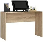 Abamihome - Pc-schreibtisch Akord B17 In Der Farbe Sonoma-eiche B120 X H79 X...