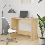 Schreibtisch Sonoma-eiche 100x50x76 Cm Holzwerkstoff Vidaxl