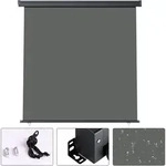 Senkrechtmarkise 100x250cm Anthrazit Sonnenschutz Terrassendach Balkonmarkise Schutz