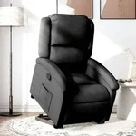 Relaxsessel Mit Aufstehhilfe Schwarz Stoff - Vidaxl