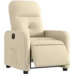 Relaxsessel Elektrisch Creme Stoff Vidaxl