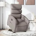 Relaxsessel Mit Aufstehhilfe Taupe Stoff Vidaxl473781