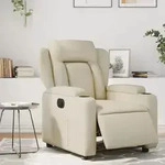 Relaxsessel Elektrisch Creme Kunstleder Vidaxl
