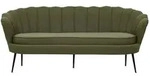 Calais Sofa 3 Personen Gr&uuml;n.