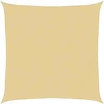 Sonnensegel Sandfarbe 6x6 M 100% Polyester Oxford Vidaxl