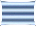 Vidaxl Sunshade Sail Blue And White 3.5 X 4.5 M Hdpe