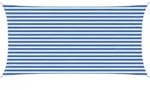 Vidaxl Sunshade Sail Blue And White 2.5 X 4.5 M Hdpe