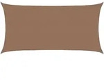 Sonnensegel Taupe 2,5 X 6 M Hdpe Vidaxl