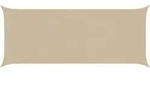 Sonnensegel Beige 6 X 2,5 M 100 % Polyester Oxford Vidaxl