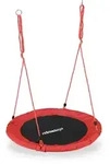 Relaxdays - Nestschaukel, Rund, F&uuml;r Kinder & Erwachsene, Verstellbar, &Oslash; 90 Cm,