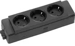 Evoline 159909133000 Steckdosenleiste Schwarz Ohne Stecker 1 St.