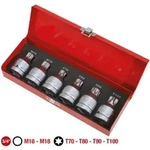 Ks Tools 515.0010 3/4'' Kraft-bit-stecknuss-satz, 6-tlg., Tx+vielzahn