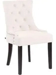 Esszimmerstuhl Aberdeen Samt Creme Antik