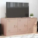 Vidaxl Tv Cabinet Pink 99x39x44 Cm Steel