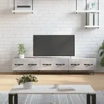 Vidaxl - Tv-schrank Betongrau 150x36x30 Cm Holzwerkstoff