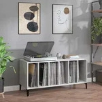 Plattenschrank Betongrau 100x38x48 Cm Holzwerkstoff - Vidaxl
