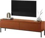 Selsey Bemmi Tv-lowboard 150 Cm, Ziegelrot Mit Metallbeinen
