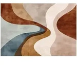 Moderne Fototapete Art Deco Abstrakt &ndash; Gro&szlig;format Wandtapete 350x250 Cm &ndash; Design